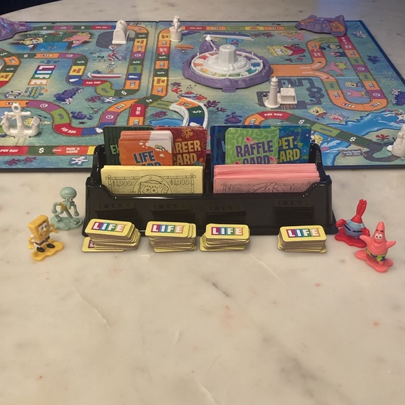 The Game of Life Spongebob Squarepants Editions Milton Bradley - Picture 7 of 10
